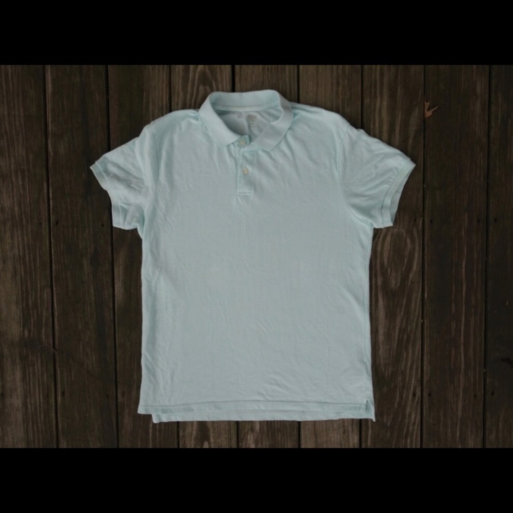 Lot of 2 grey & sea foam green polo shirts - Picture 4 of 8